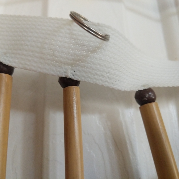 Vintage 70's Bamboo Wood Curtain Door Tiki  Bar Decor 35” x 70” Boho Hippie Hips - Picture 12 of 17